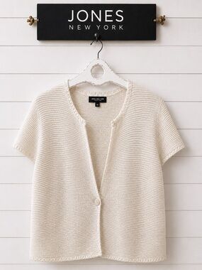 JONES NEW YORK Nacre Knit Cardigan – Size 3X
